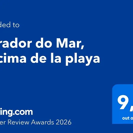 Mirador Do Mar, Encima De La Playa Appartement *